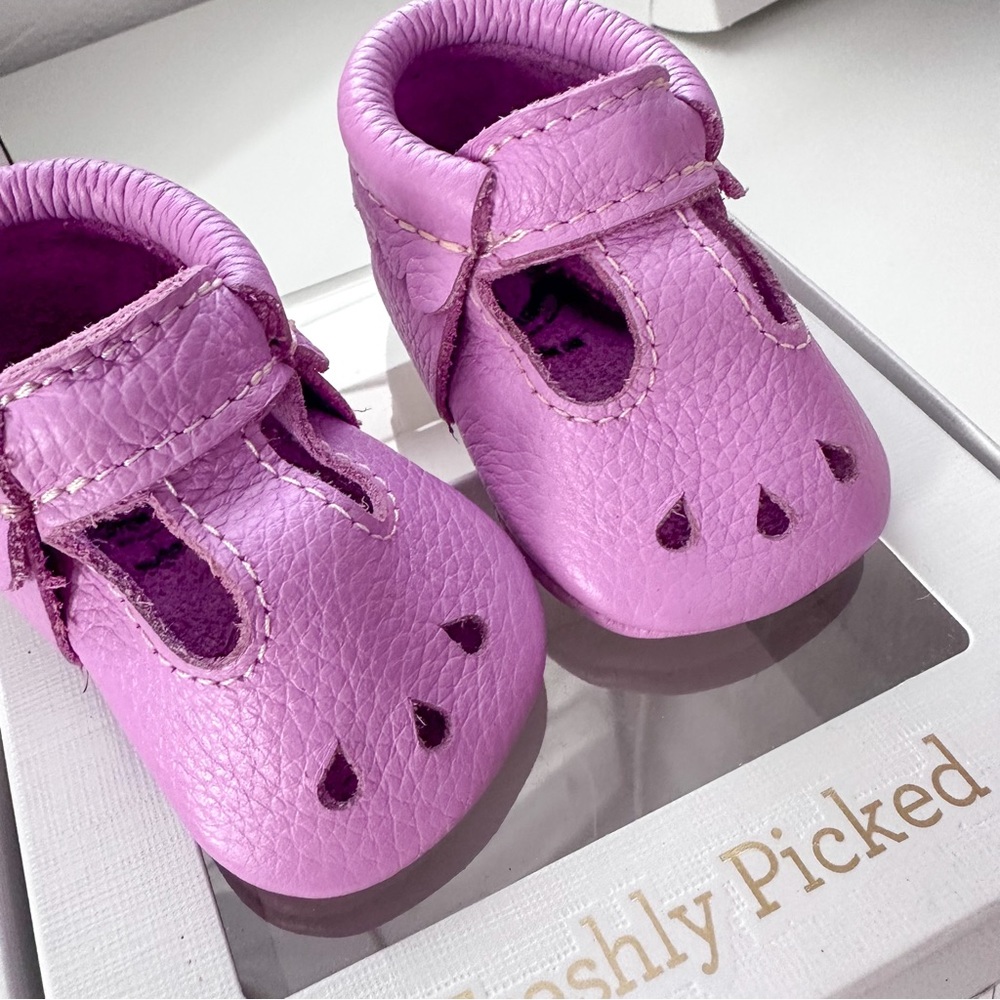 Freshly Picked Spring Orchid Mary Jane moccasins
